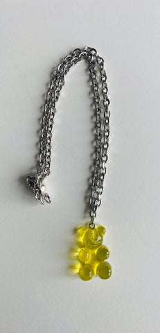 Yellow Gummy Bear Necklace