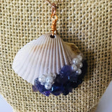 Charleston Shell Dipped in Amethyst and Pearls