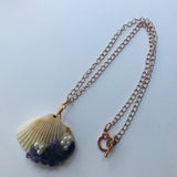 Charleston Shell Dipped in Amethyst and Pearls