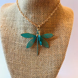 Dragon Fly with Turquoise Dangle